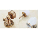 Set wc toilettes avec porte-rouleau et brosse