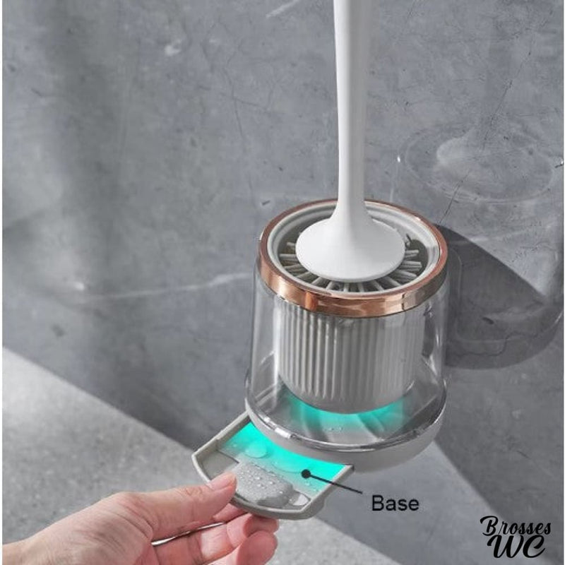 Support brosse wc