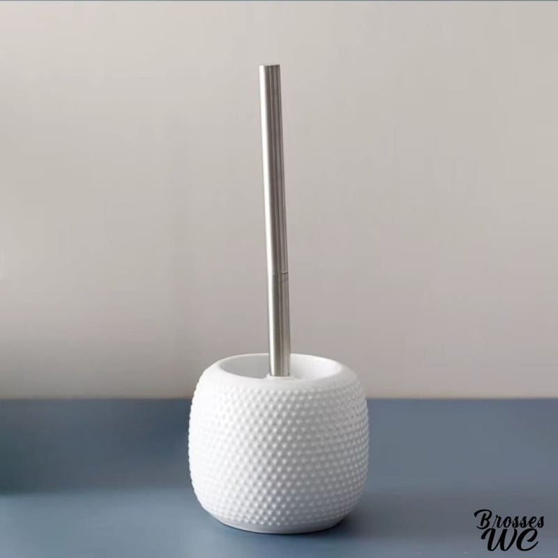 Support brosse wc ceramique