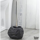 Support brosse wc imitation pierre