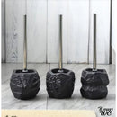 Support brosse wc imitation pierre