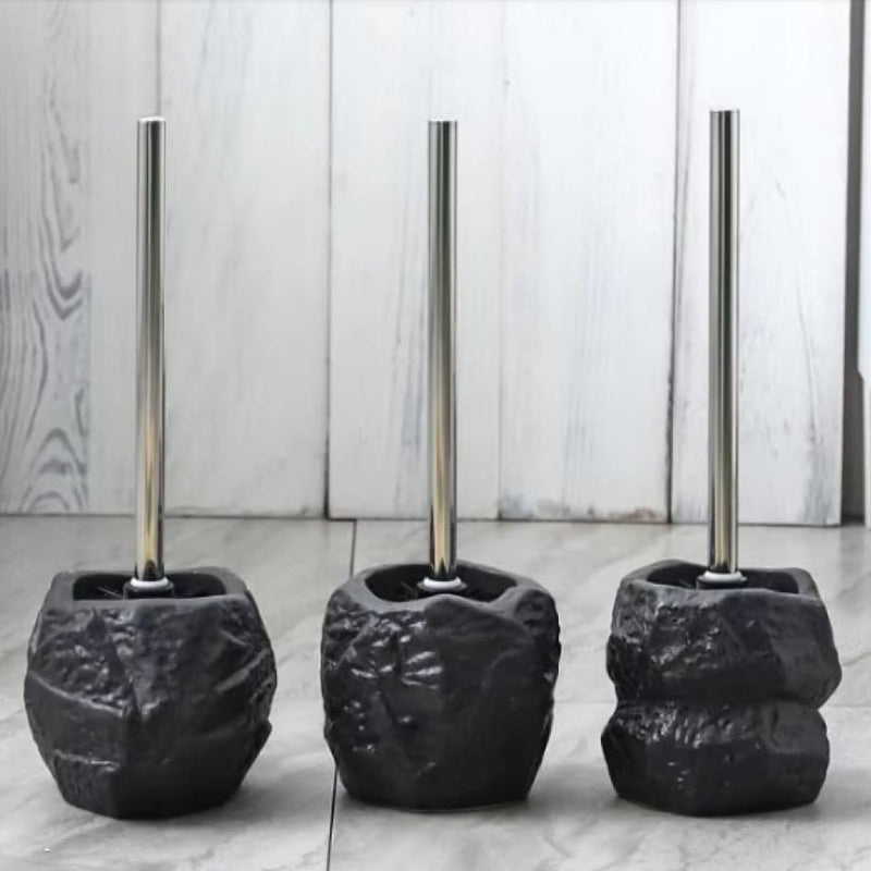 Support brosse wc imitation pierre