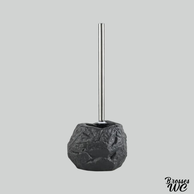 Support brosse wc imitation pierre
