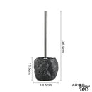 Support brosse wc imitation pierre