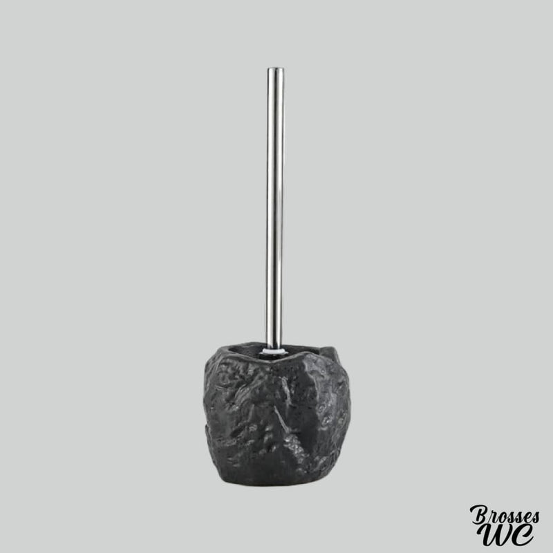 Support brosse wc imitation pierre