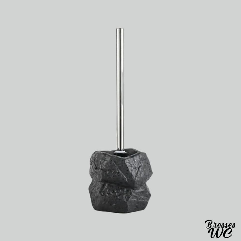 Support brosse wc imitation pierre