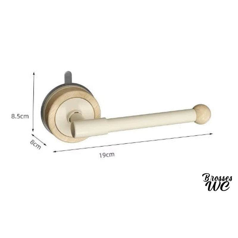 Support papier toilette a ventouse