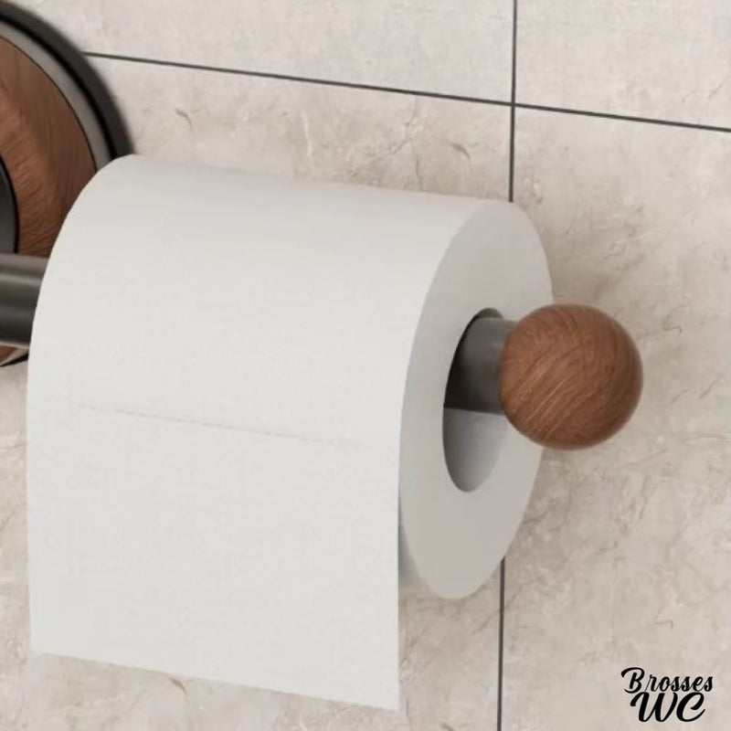 Support papier toilette a ventouse