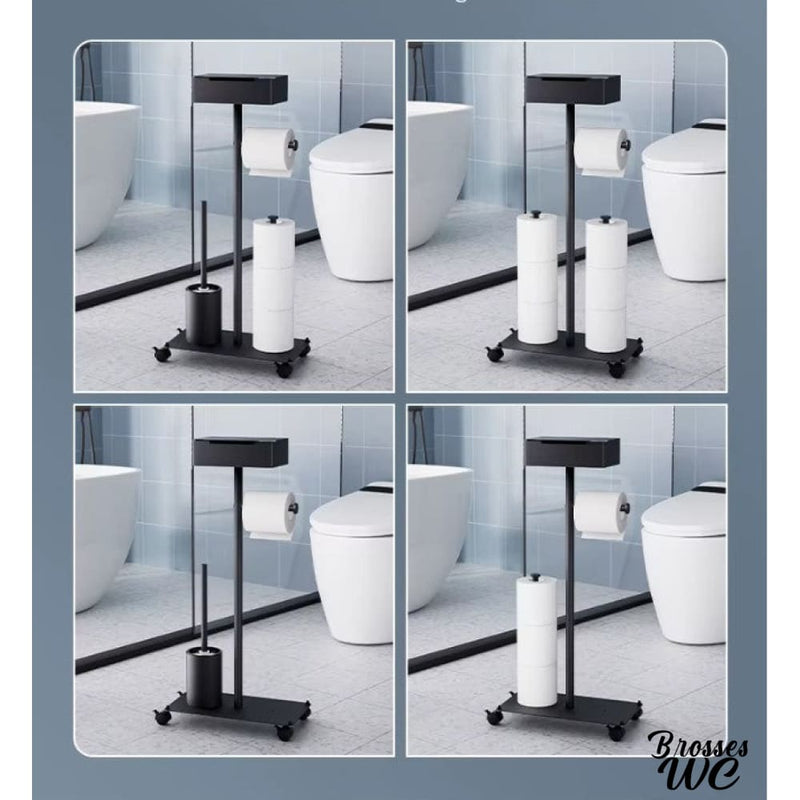 Support papier toilette sur pied
