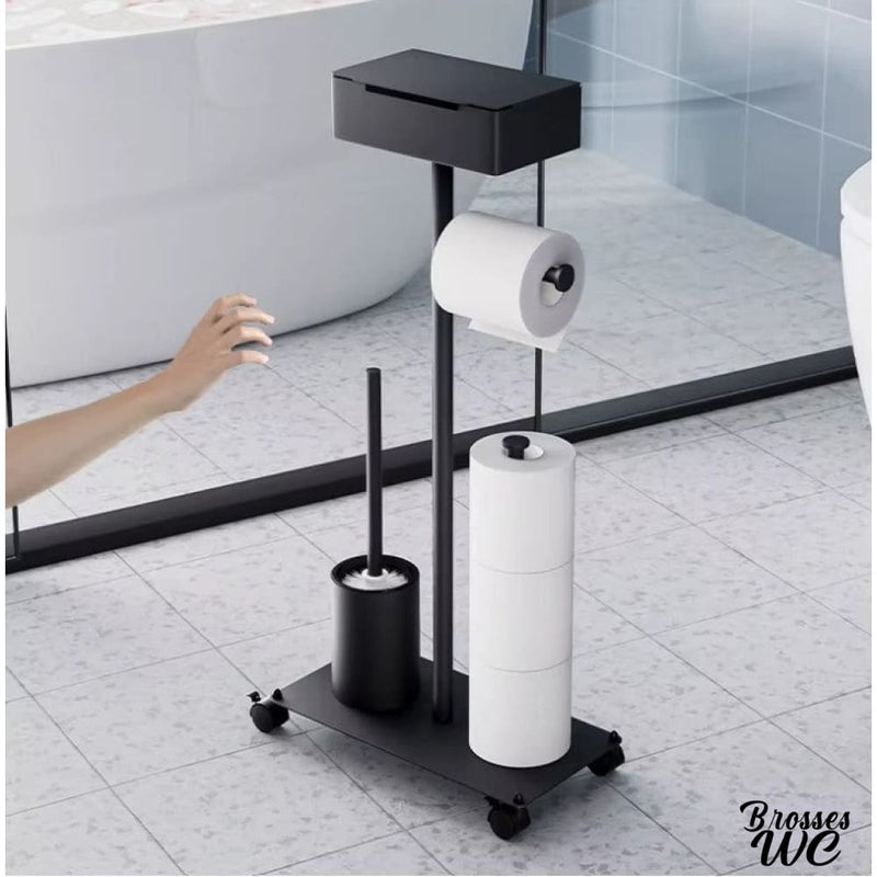 Support papier toilette sur pied