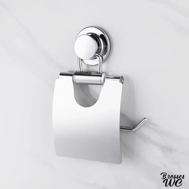 Support papier toilette ventouse