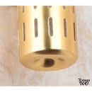 Accessoires wc aluminium brosse or