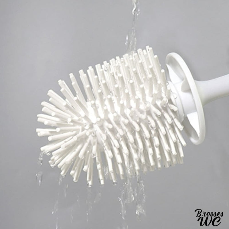 Balai brosse en silicone wc