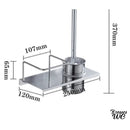 Brosse a wc et papier toilette integré