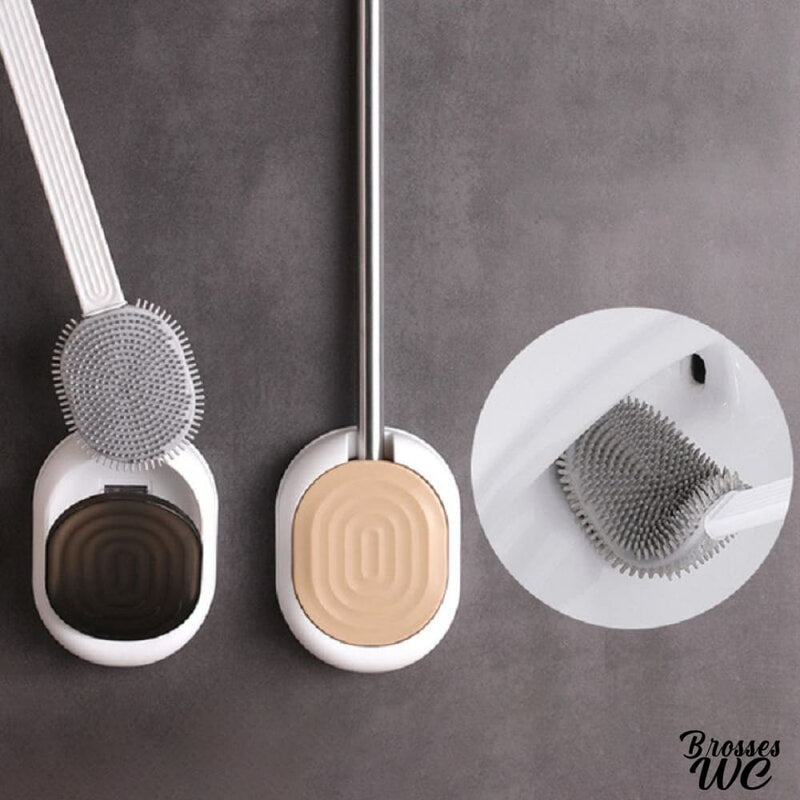 Brosse a wc plate