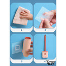 Brosse plate pour wc