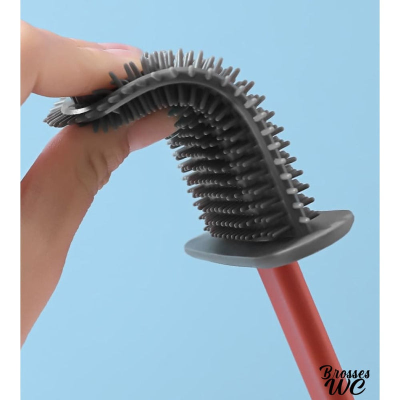 Brosse plate pour wc