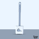 Brosse pour wc plate