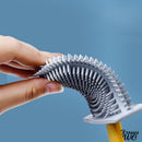 Brosse pour wc plate