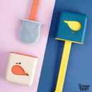 Brosse pour wc plate