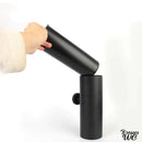 Brosse wc acier inoxydable noir