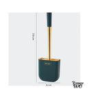 Brosse wc antibactérienne silicone