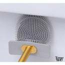 Brosse wc antibactérienne silicone