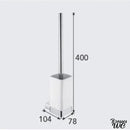 Brosse wc avec support ceramique