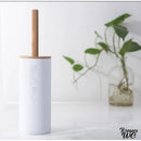 Brosse wc bambou et blanc