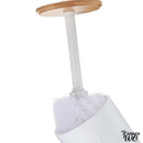 Brosse wc bambou et blanc