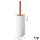 Brosse wc bambou et blanc