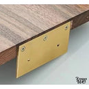 Brosse wc blanc bois céramique