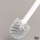 Brosse wc blanc et bois