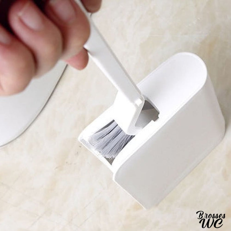 Brosse wc blanche