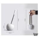 Brosse wc céramique blanc