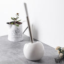 Brosse wc céramique blanc