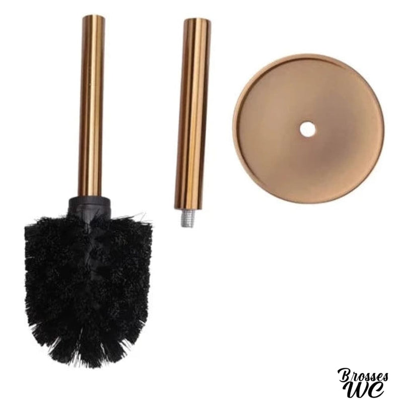 Brosse wc dorée