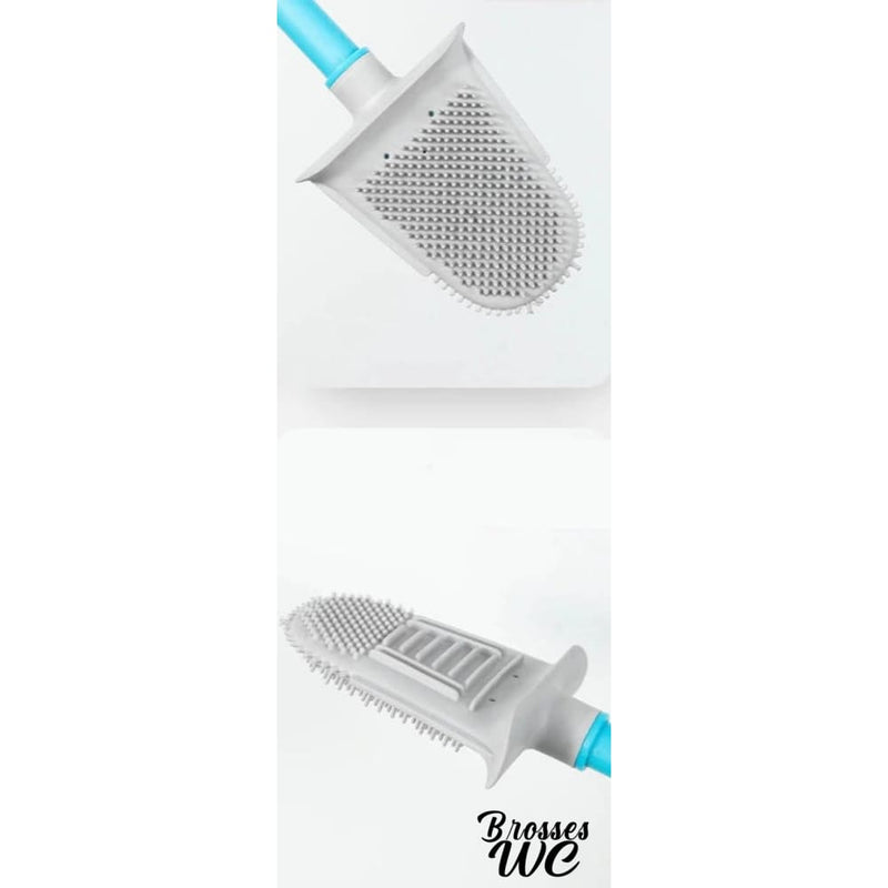 Brosse wc double face