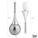 Brosse wc gris argent
