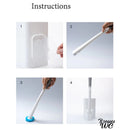 Brosse wc jetable blanche