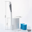 Brosse wc jetable blanche