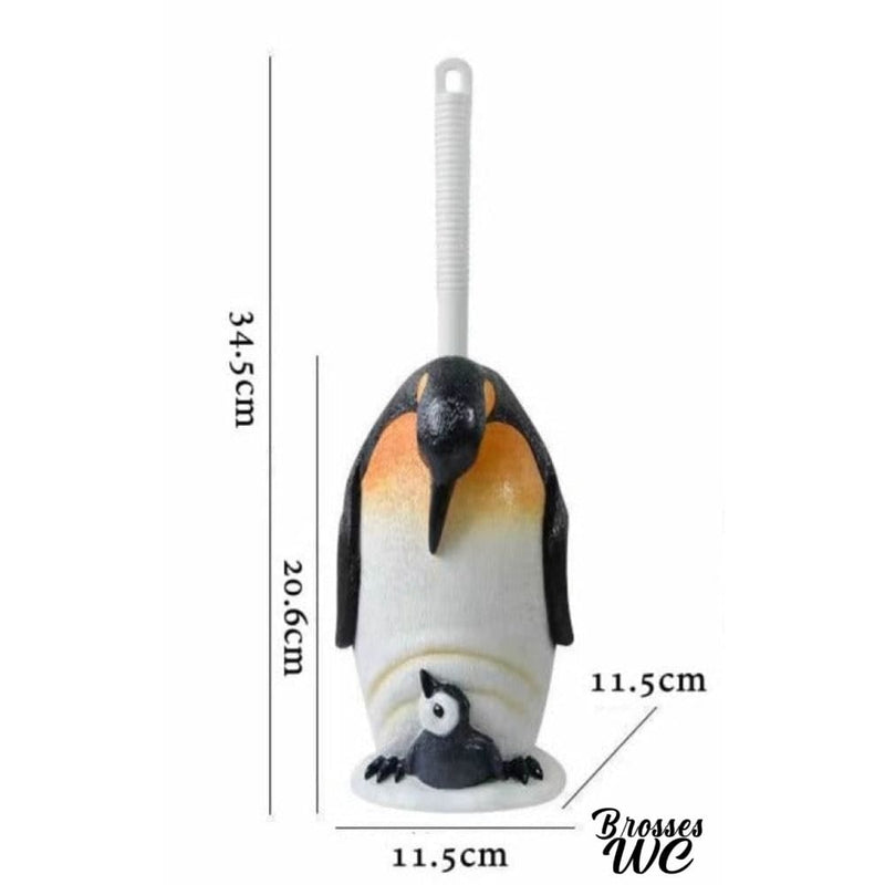 Brosse wc pingouin