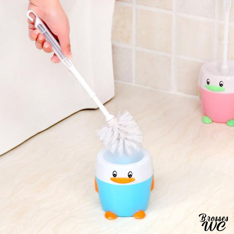 Brosse wc pot en forme de canard