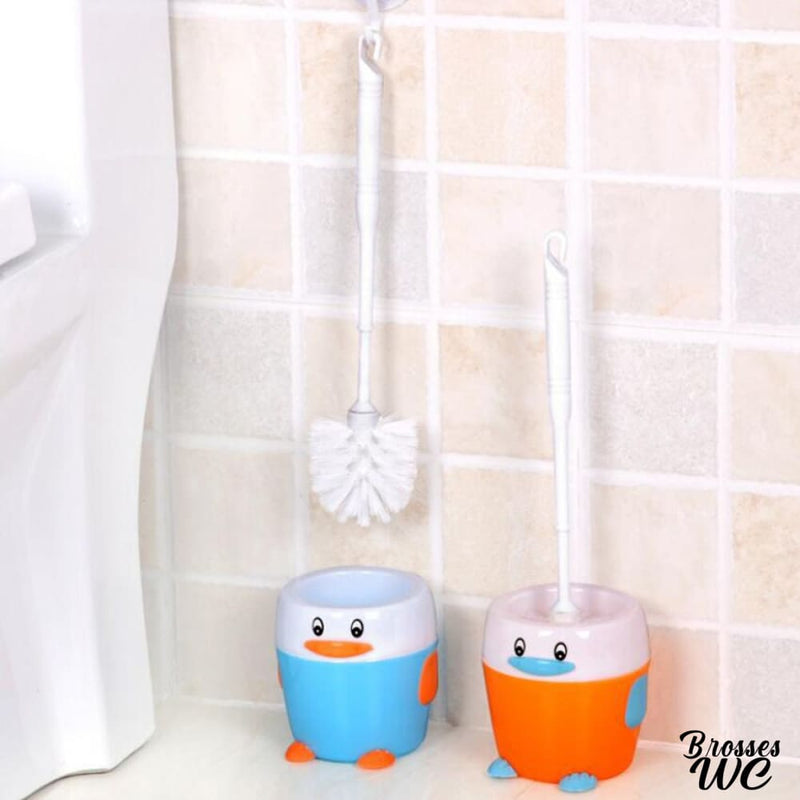 Brosse wc pot en forme de canard