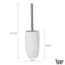 Brosse wc résine gris ou blanc