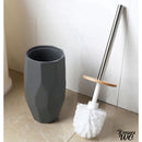 Brosse wc résine gris ou blanc