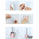 Brosse wc rose
