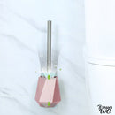 Brosse wc rose
