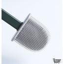 Brosse wc silicone plate