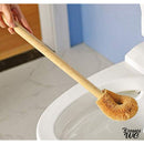 Brosse wc suspendus bois
